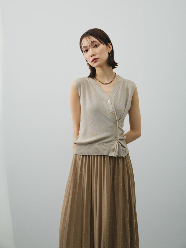 [SET]クールタッチ2WAYデザインニットベスト+クールタッチ2WAYデザインニットベスト(2set)