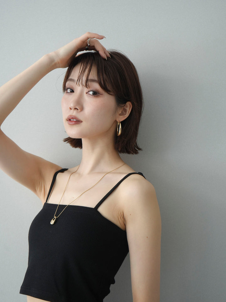 [予約]ビックフープピアス/gold