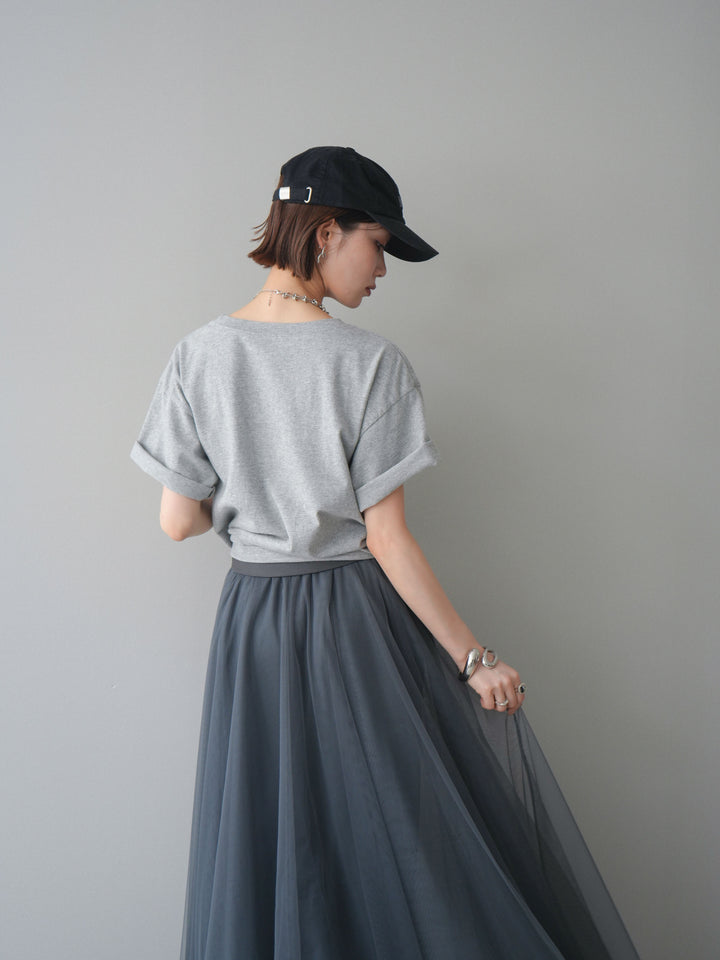 [予約]モノクロフォトTシャツ/mokugray1