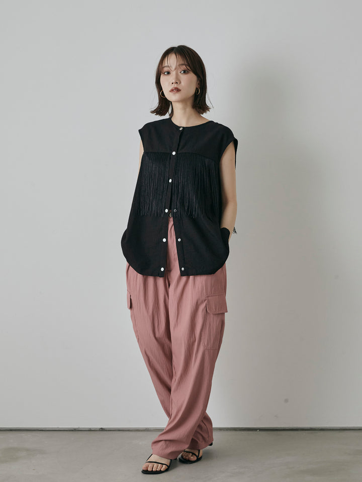 [予約]ミリタリーカーゴパンツ/ピンク