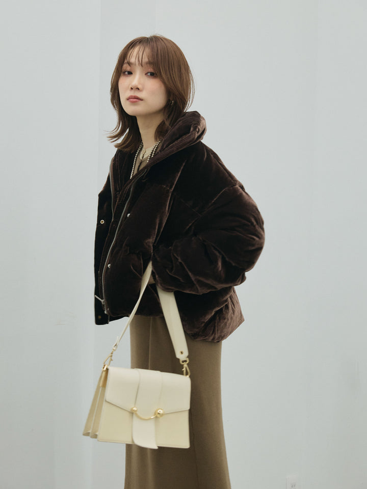 [予約]ヘンリーネックレイヤードニットワンピース/khaki