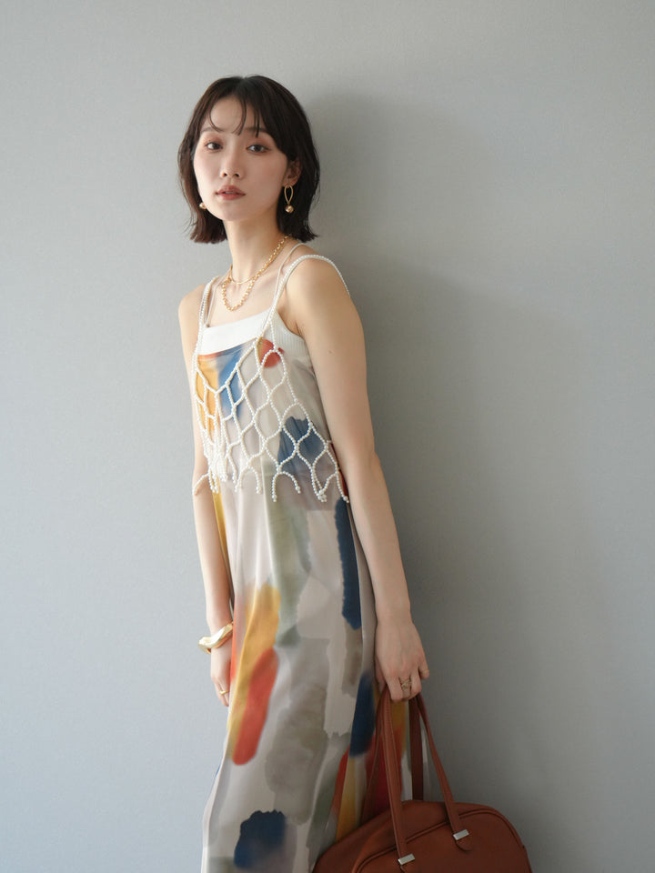 [予約]ビーズビスチェ/オフホワイト