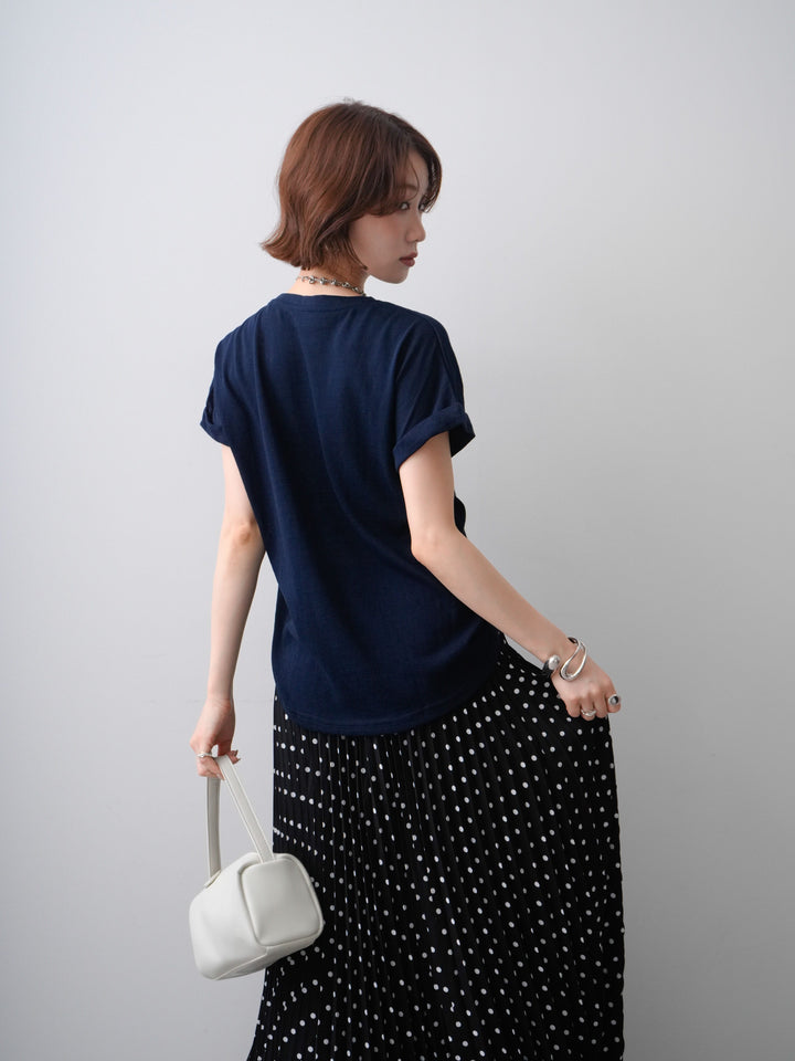 [SET]ドッグエンブロイダリーTEE+選べるアクセセット(2set)
