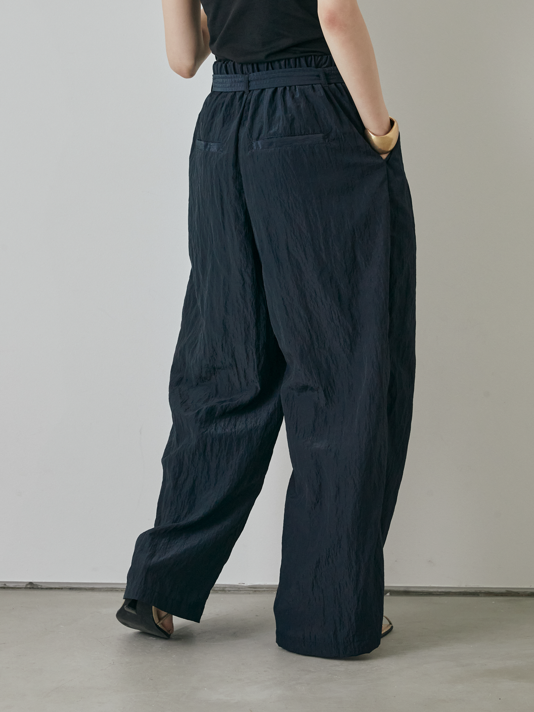 [預購] 尼龍洗衣機休閒褲/海軍藍