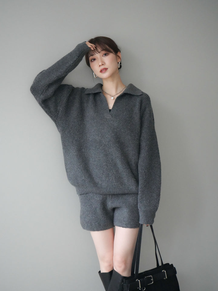 [SET]ポロニットプルオーバー＆ショートパンツSET UP