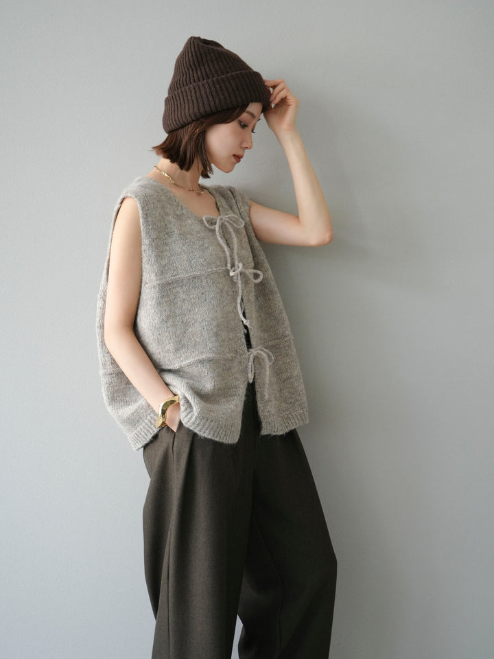 [予約]ニットビーニー/グレー