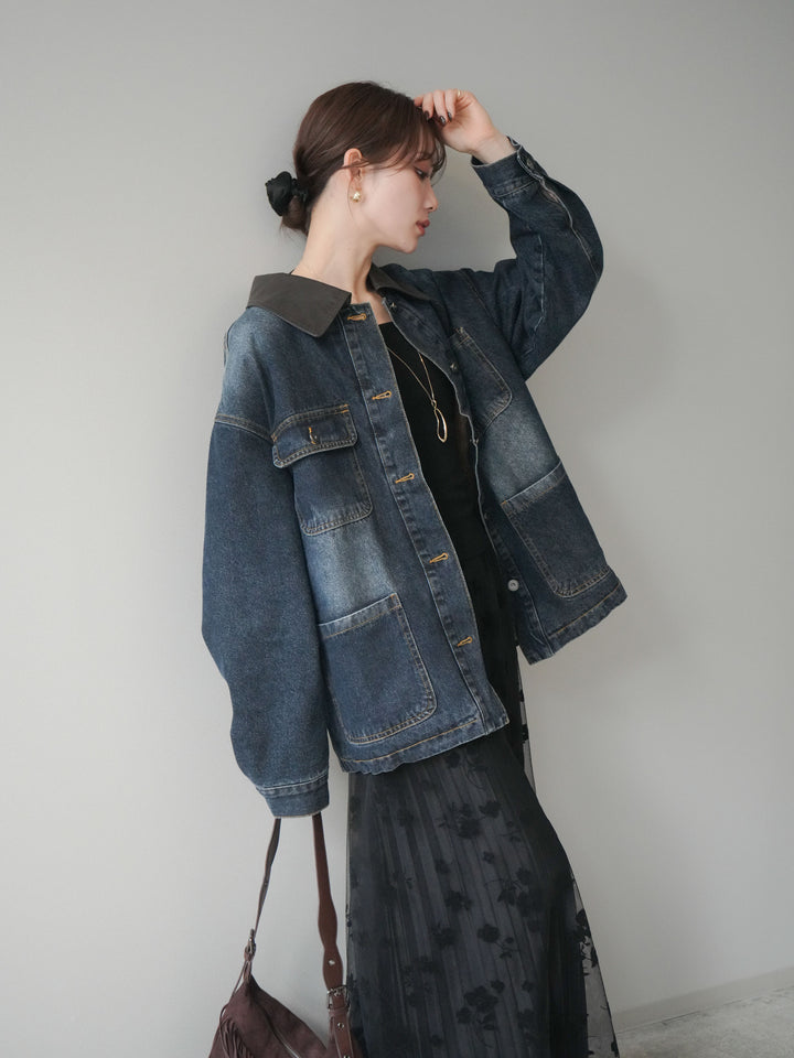 [SET]裏地ファーデニムフライトジャケット+裏地ファーデニムフライトジャケット(2set)