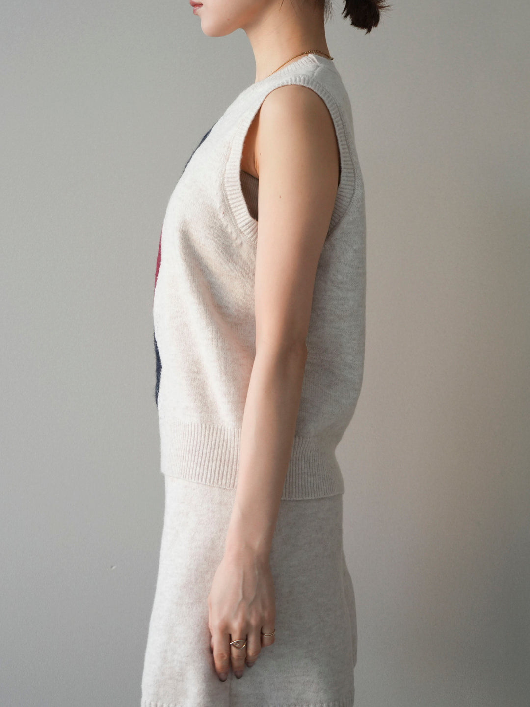 [SET]アーガイル柄3ピースSET UP(2set)