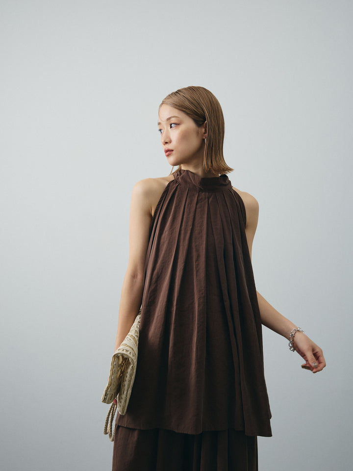 [SET] 桃色拉絨吊帶衫＆寬褲 SET UP（2 套）