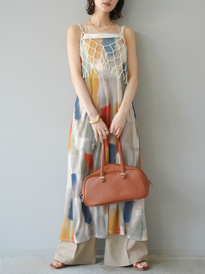 [予約]ビーズビスチェ/オフホワイト