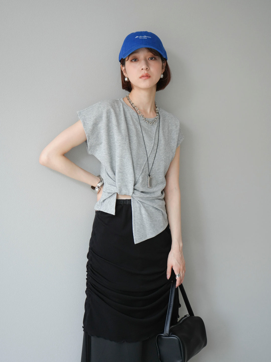 [SET]カシュクールTシャツ＆コームネックレスSET +カシュクールTシャツ＆コームネックレスSET (2set)