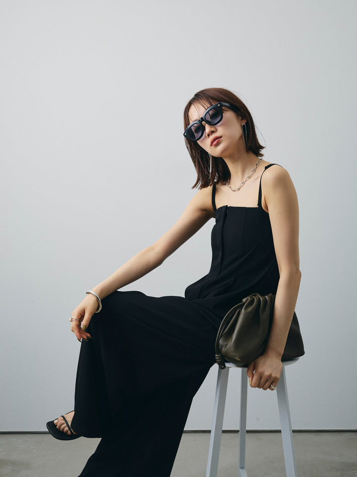 [予約]ベアキャミロンパース/ブラック