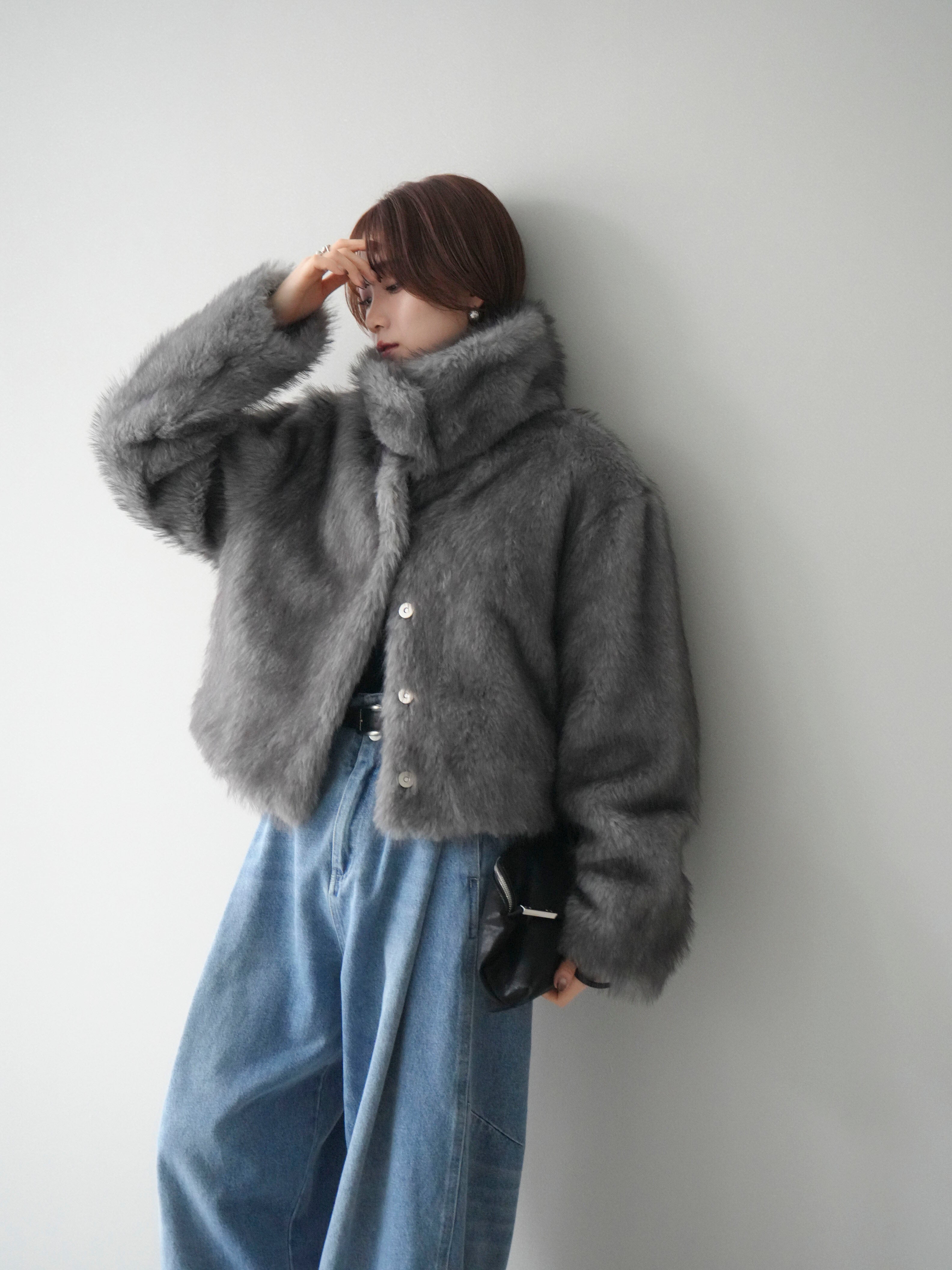 リグリーム　ショートファージャケット ショートファージャケット｜SHORT FUR JACKETの通販｜regleam
