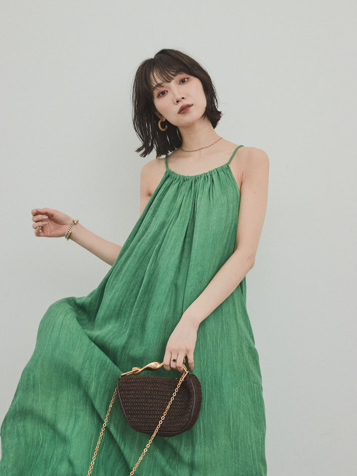 [SET] 不規則染色吊帶裙 + 不規則染色吊帶裙 (2 件套)