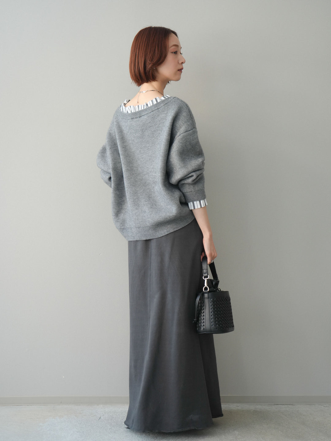 [SET]スウェットフレアロングスカート+スウェットフレアロングスカート(2set)