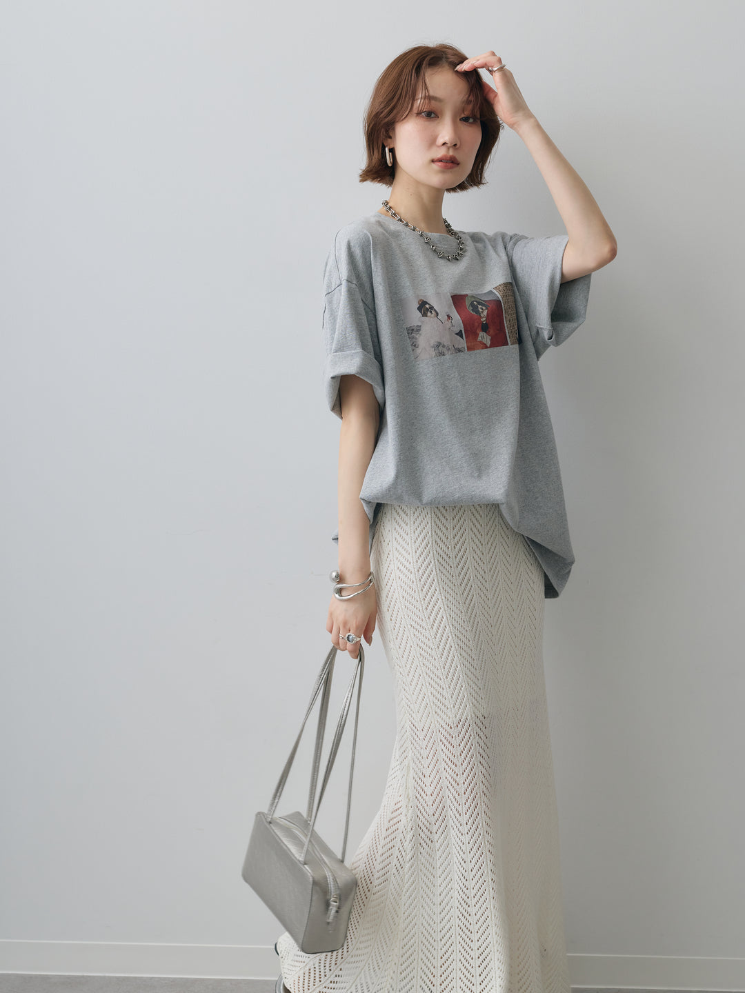 [予約]スリードッグフォトボックスTEE/gray