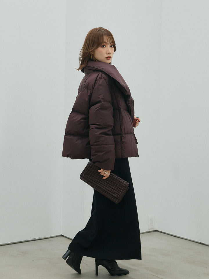 [予約]バックオープンニットワンピース/black