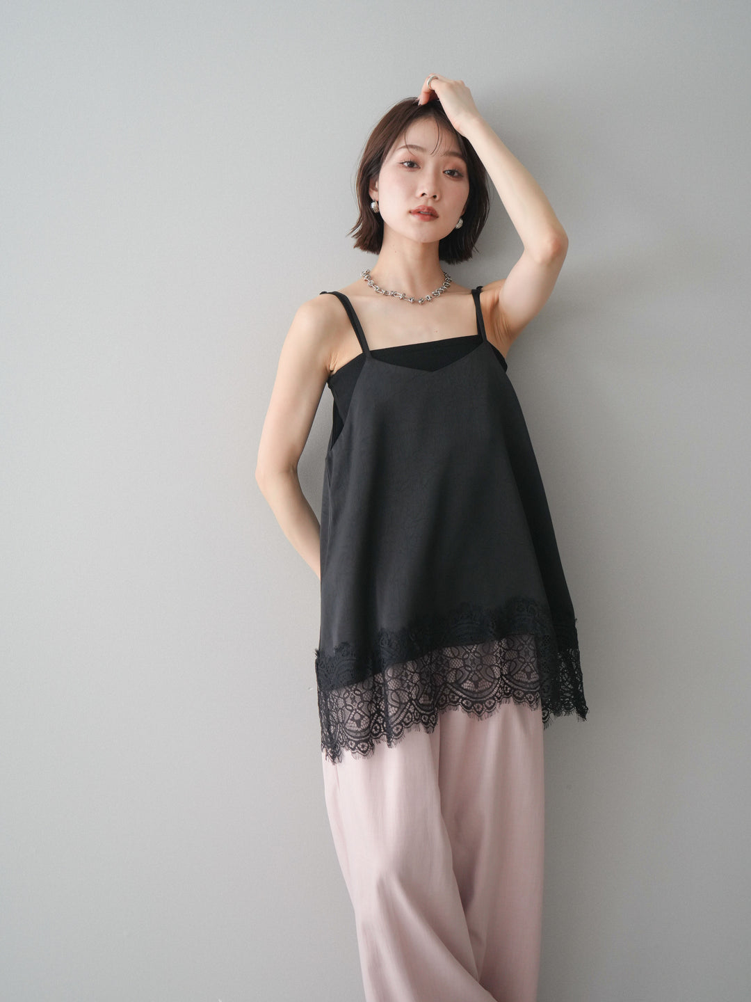 [SET]レーストリムキャミソール+レーストリムキャミソール(2set)