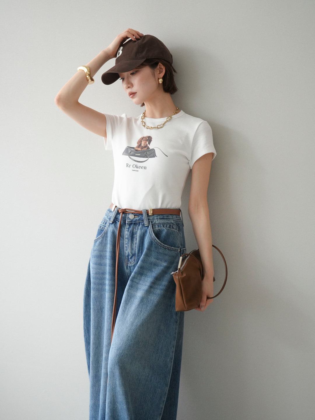 [SET]ドッグコンパクトTEE+選べるアクセセット(2set)