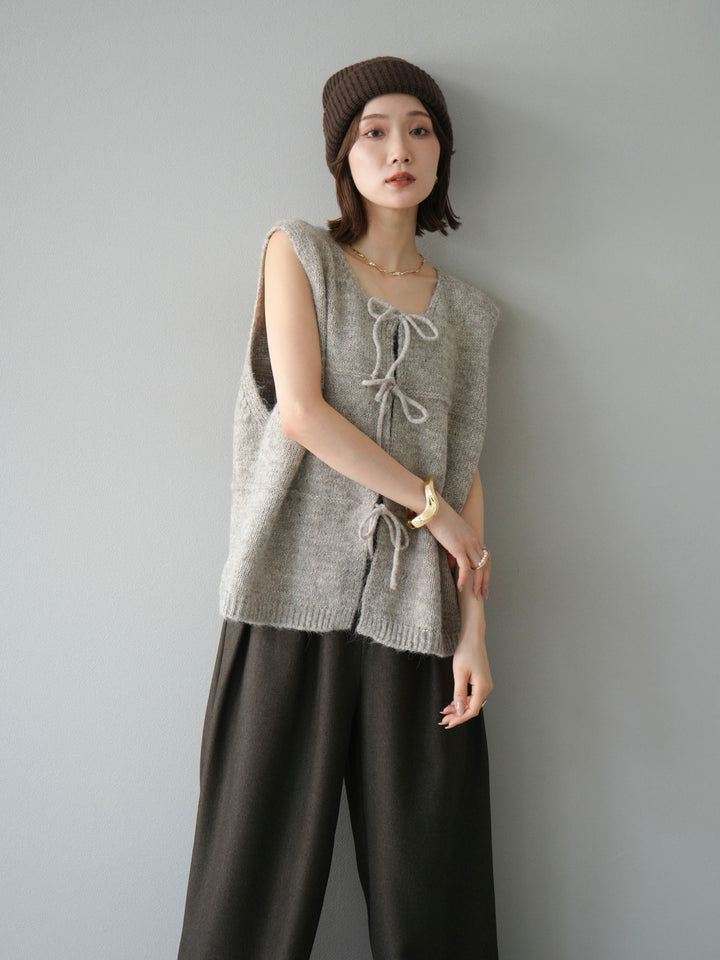 [予約]ニットビーニー/グレー