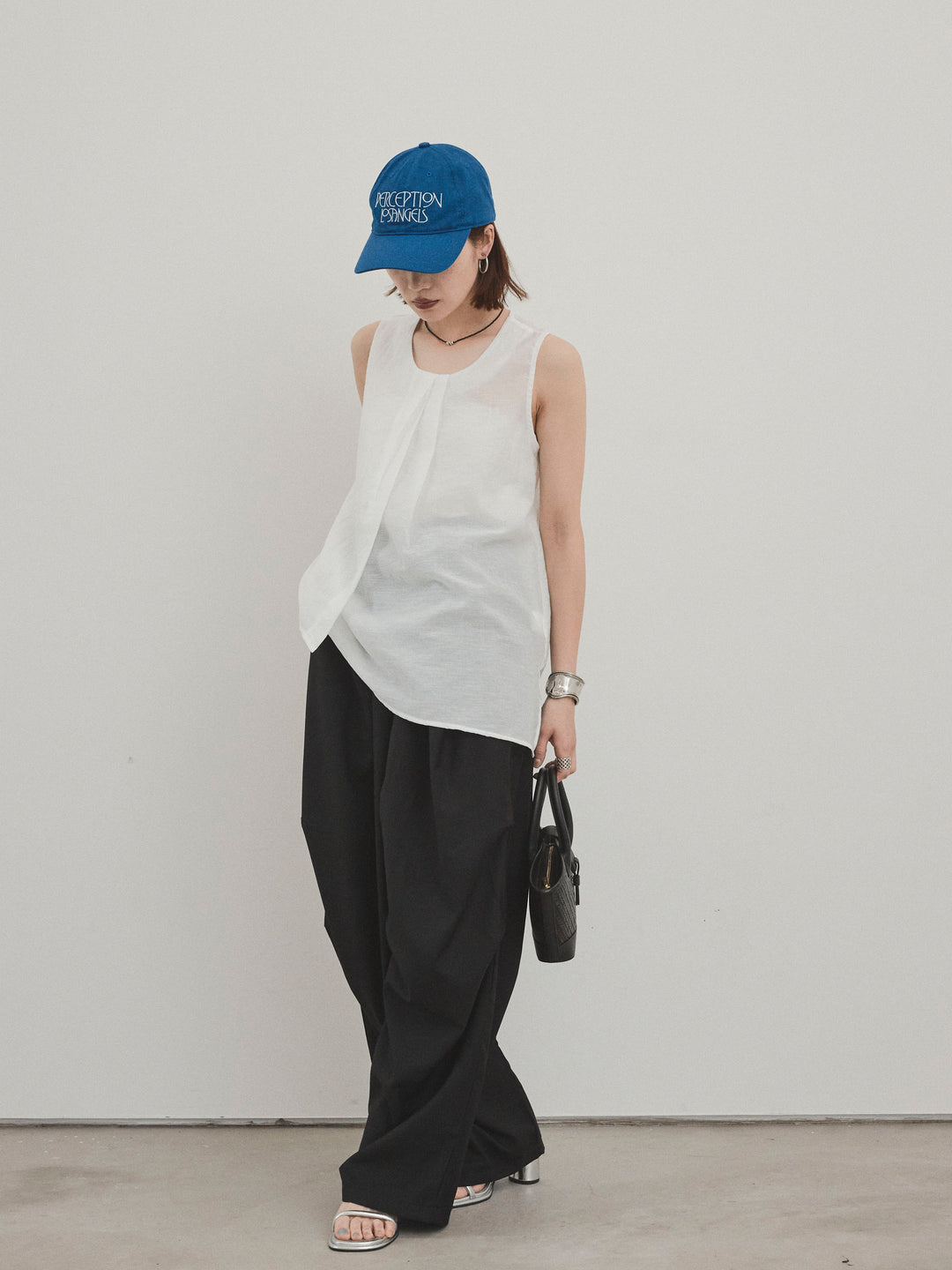 [預購] Design Loop 側邊褶褲/黑色