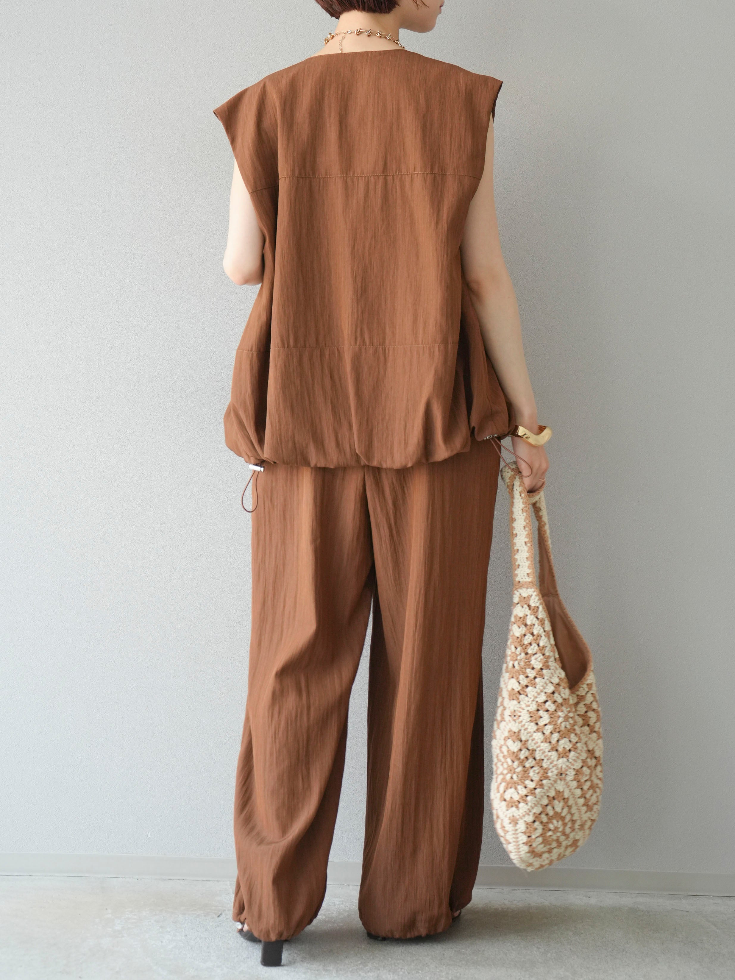 ぴのき　リネンサロペット リネンライクサロペット(3452)