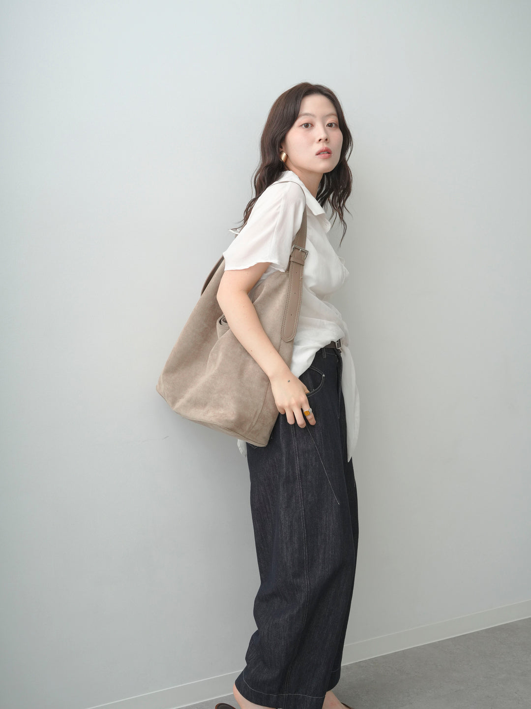 [SET]ホルターレーストップス＆ドレープフレンチシャツSET(2SET)+ホルターレーストップス＆ドレープフレンチシャツSET(2SET)(2set)
