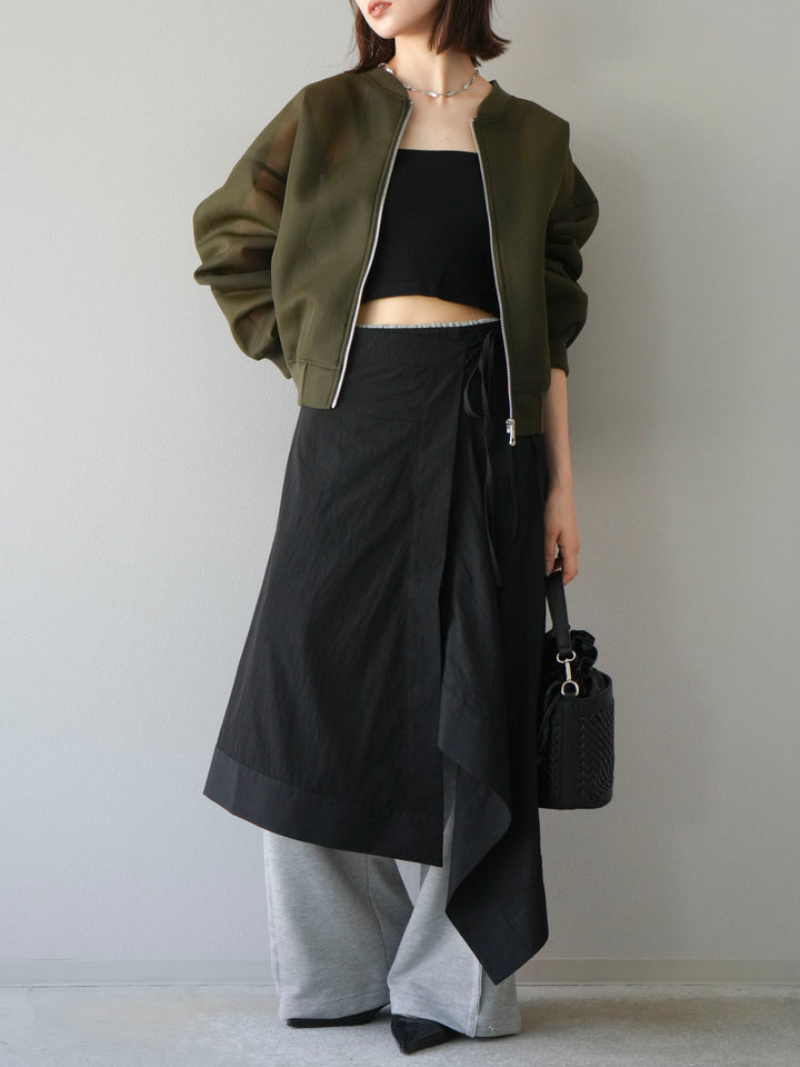 [予約]シアーダンボールボリュームスリーブMA-1/カーキ