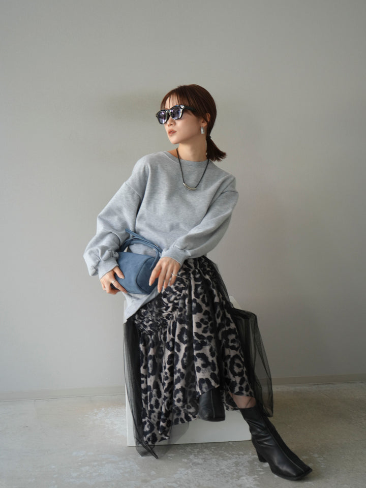 [SET] Sweat Docking 動物印花層疊連身裙 + 可選飾品套裝（2 套）