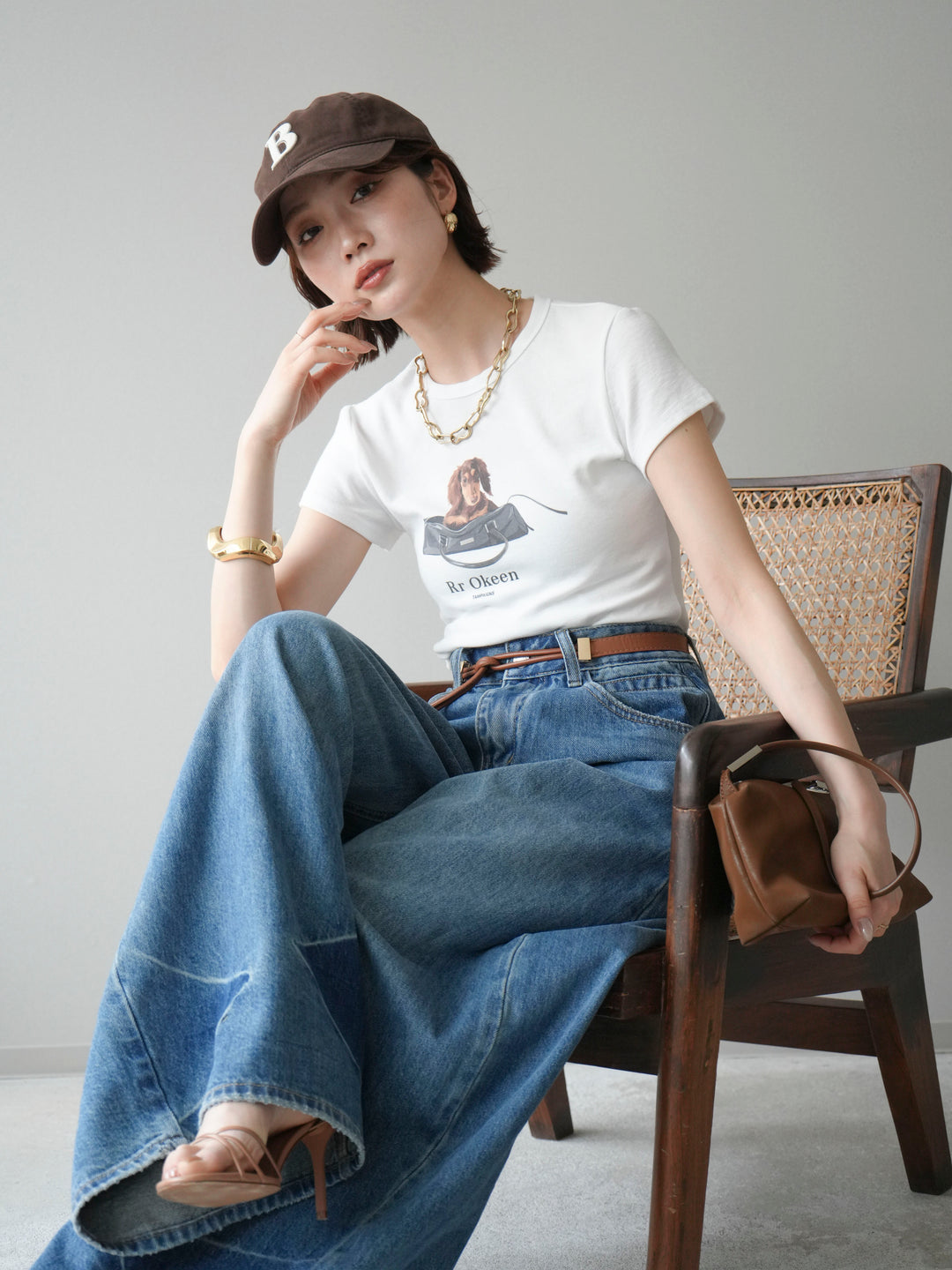 [予約]ドッグコンパクトTEE/offwhite