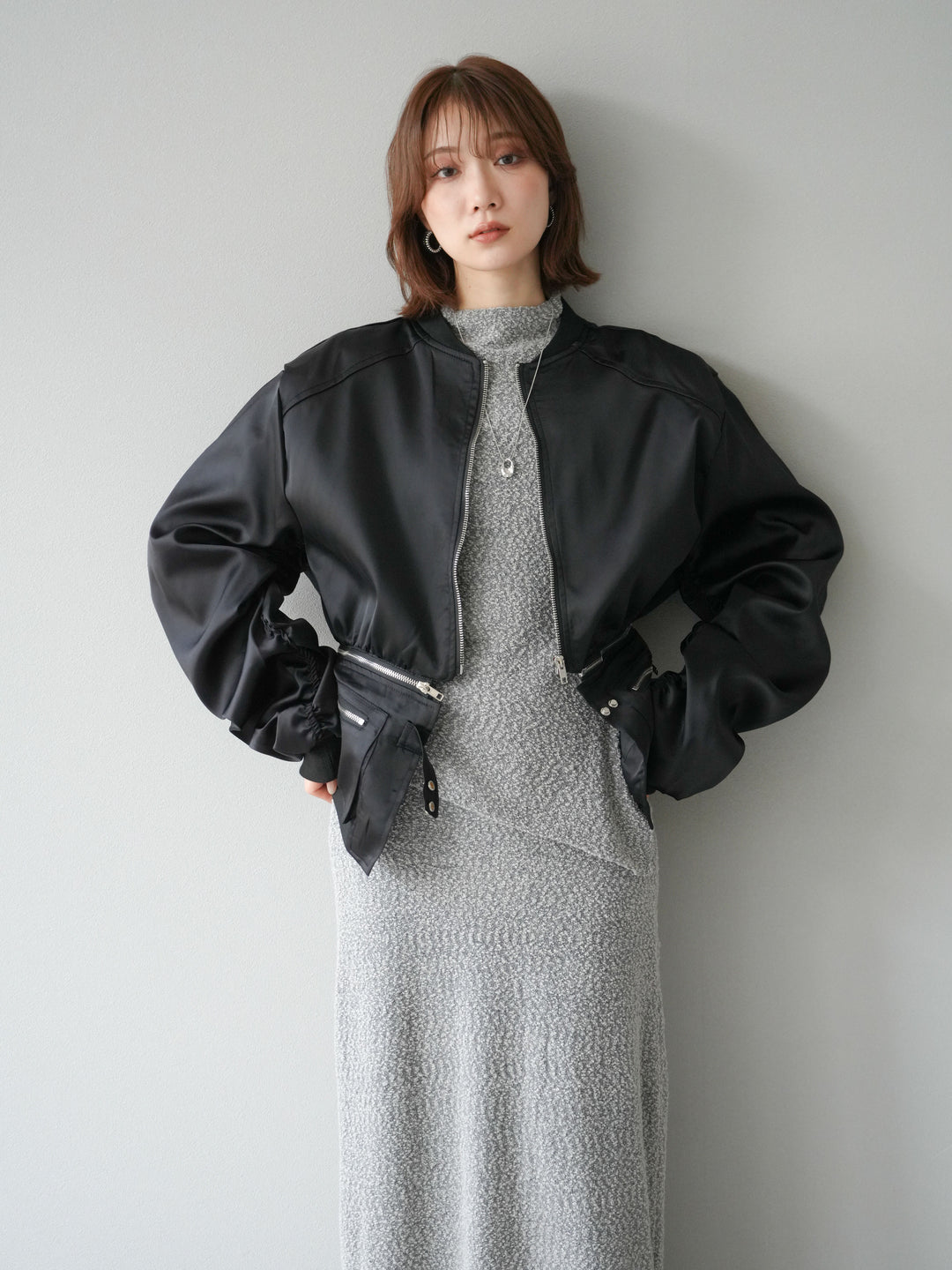 [予約]2WAYデザインMA-1/ブラック