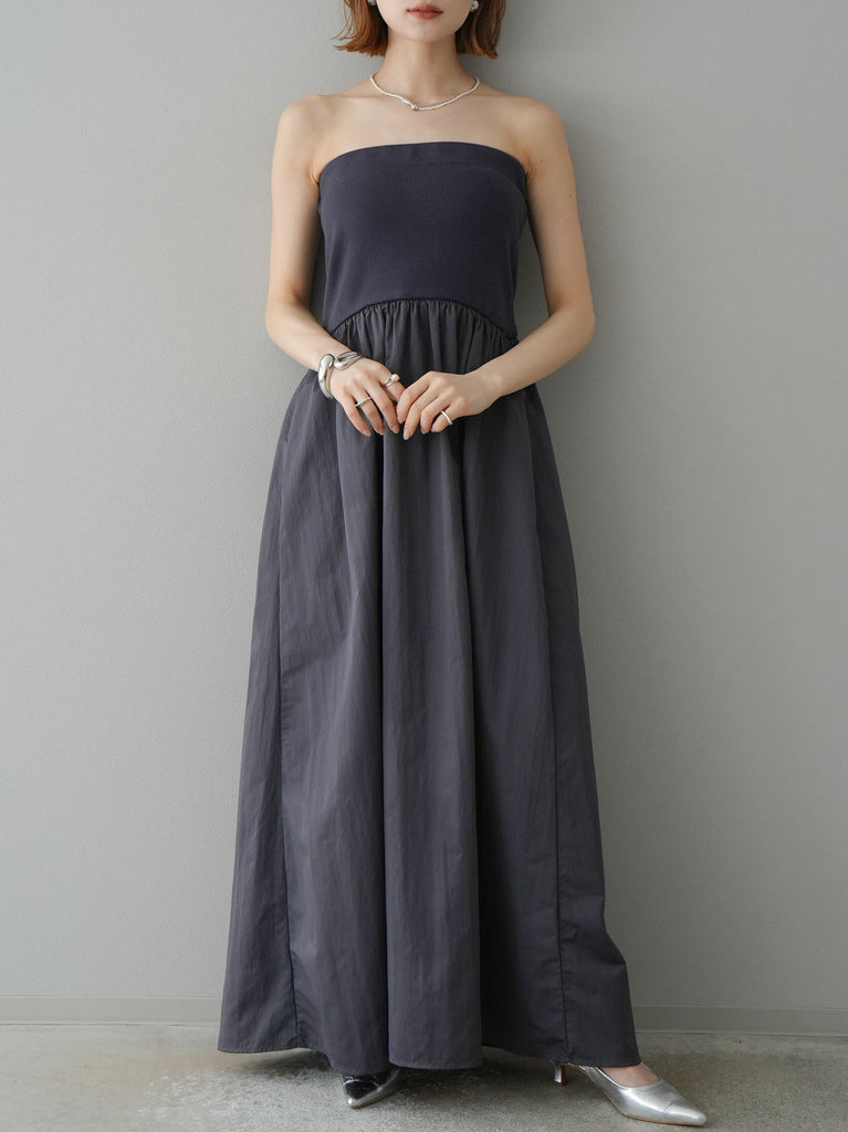 ひふたく 80cmのワンピース、ガウン、ヘアバンドの3点 THREE