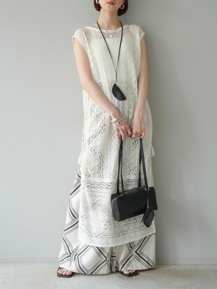 [訂位] 麻繩休閒褲/象牙白