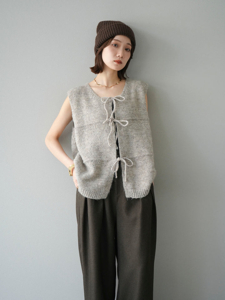 [予約]ニットビーニー/グレー