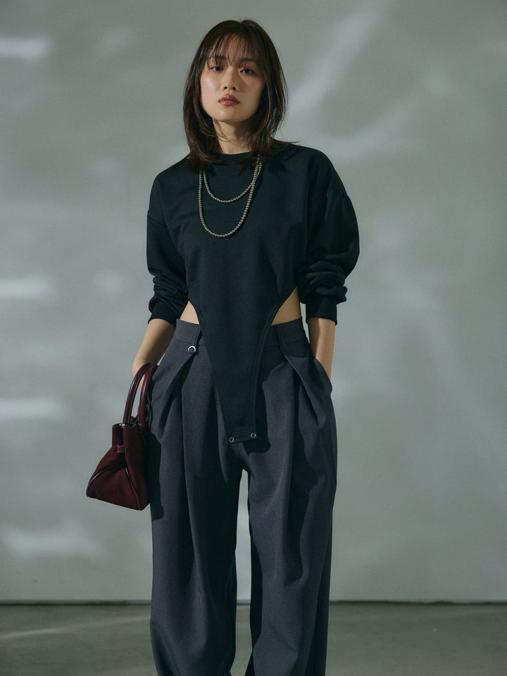 【Allure】[SET]スウェットボディスーツ+スウェットボディスーツ(2set)