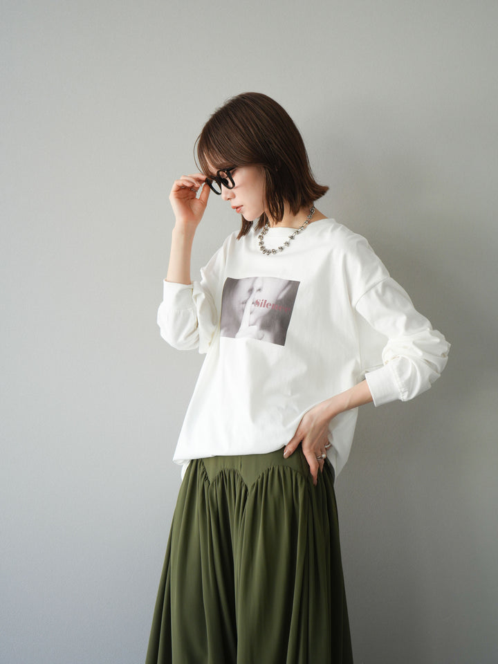 [予約]ウーマンプリントBIGロンT/オフ1