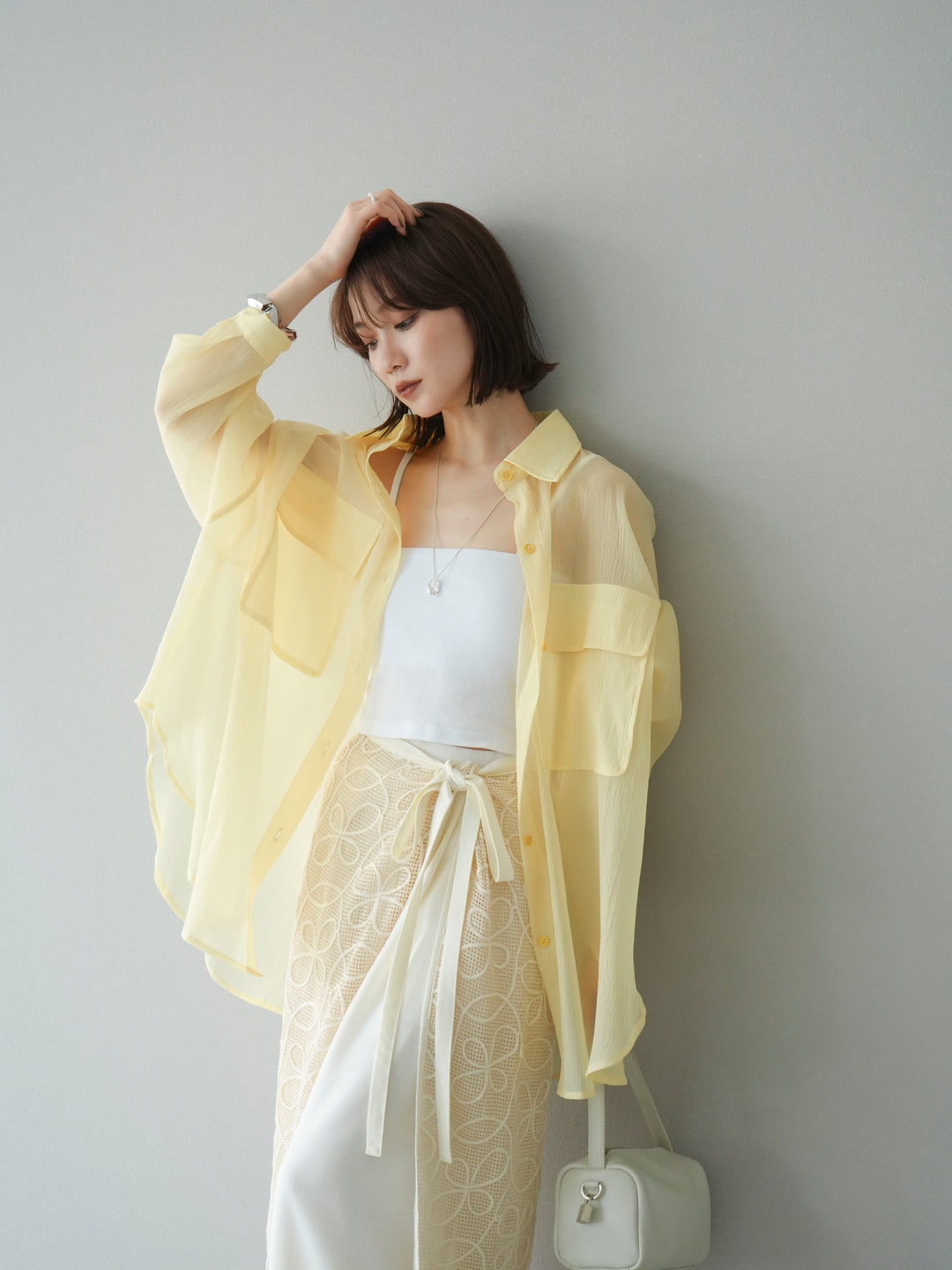 [SET]BIGポケットオーバーシアーシャツ+BIGポケットオーバーシアーシャツ(2set)