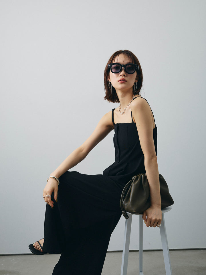 [予約]ベアキャミロンパース/ブラック