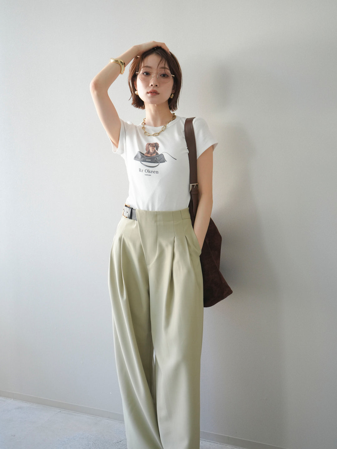 [SET]ドッグコンパクトTEE+選べるアクセセット(2set)