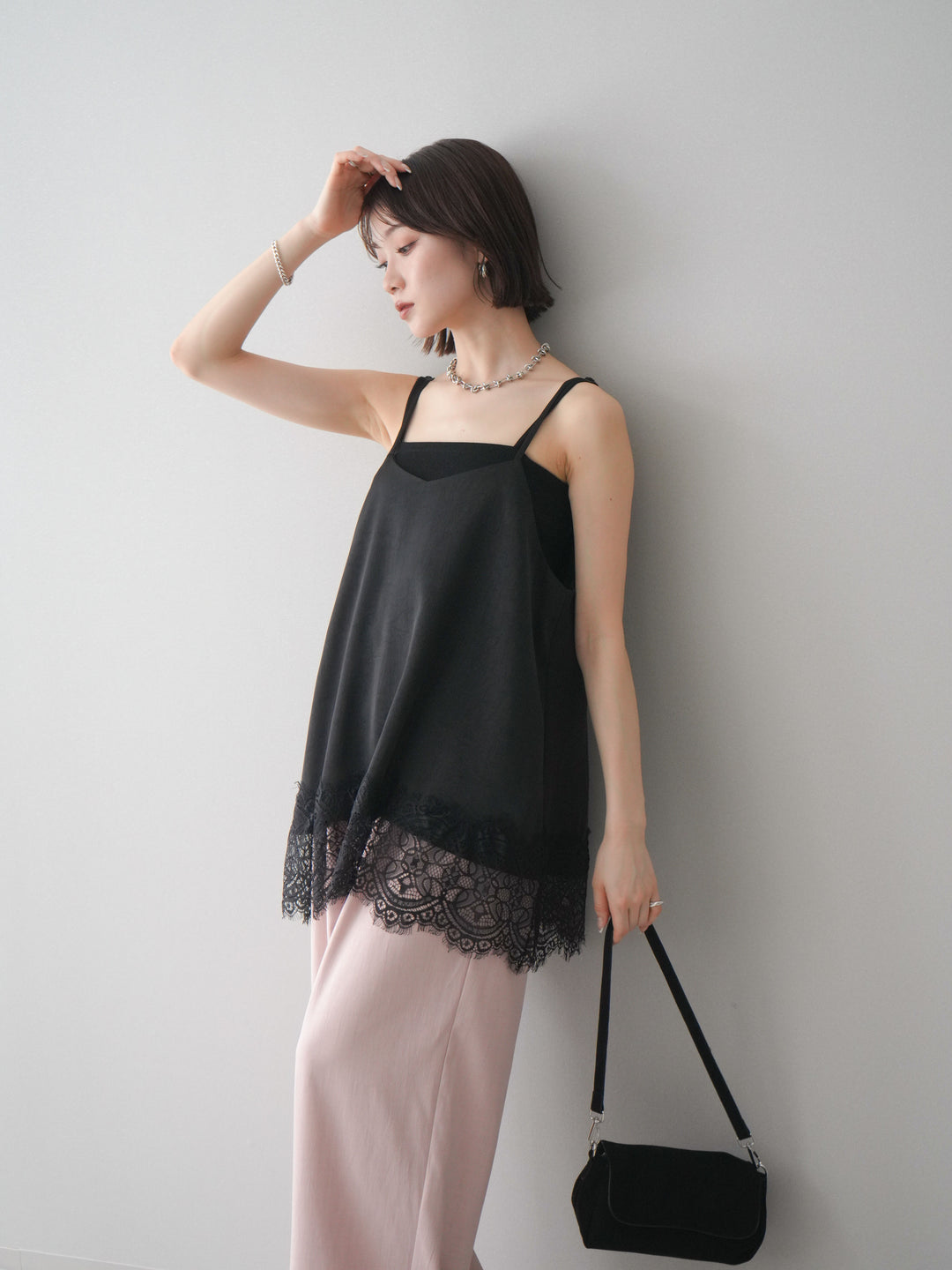 [SET]レーストリムキャミソール+レーストリムキャミソール(2set)