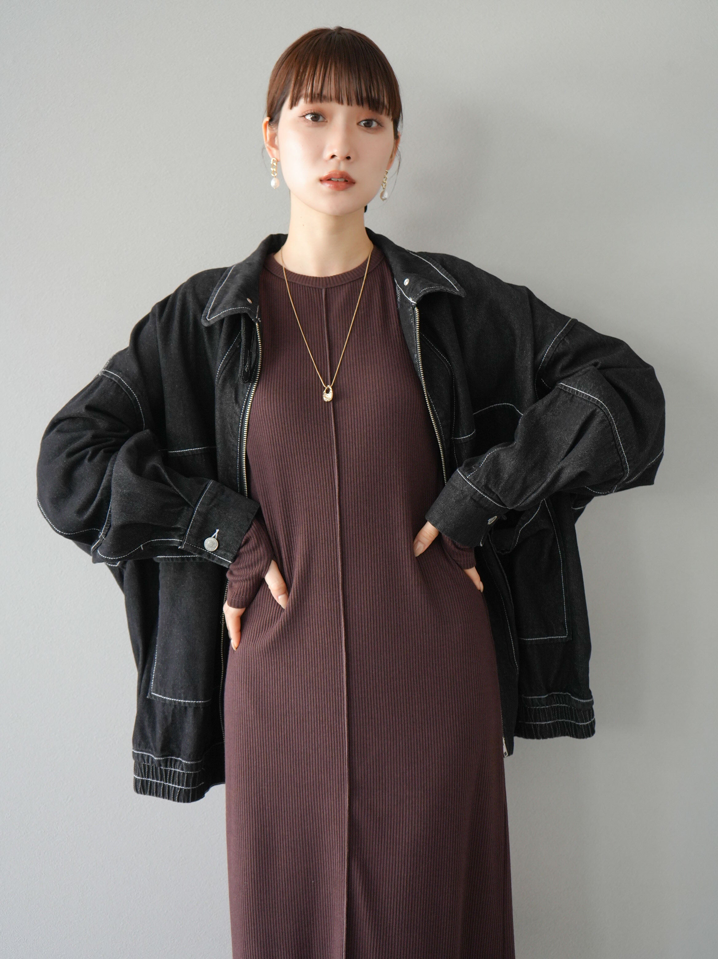 ♡*♡様 glamlips NUANCEウェーブワンピース glamlips NUANCEウェーブワンピース