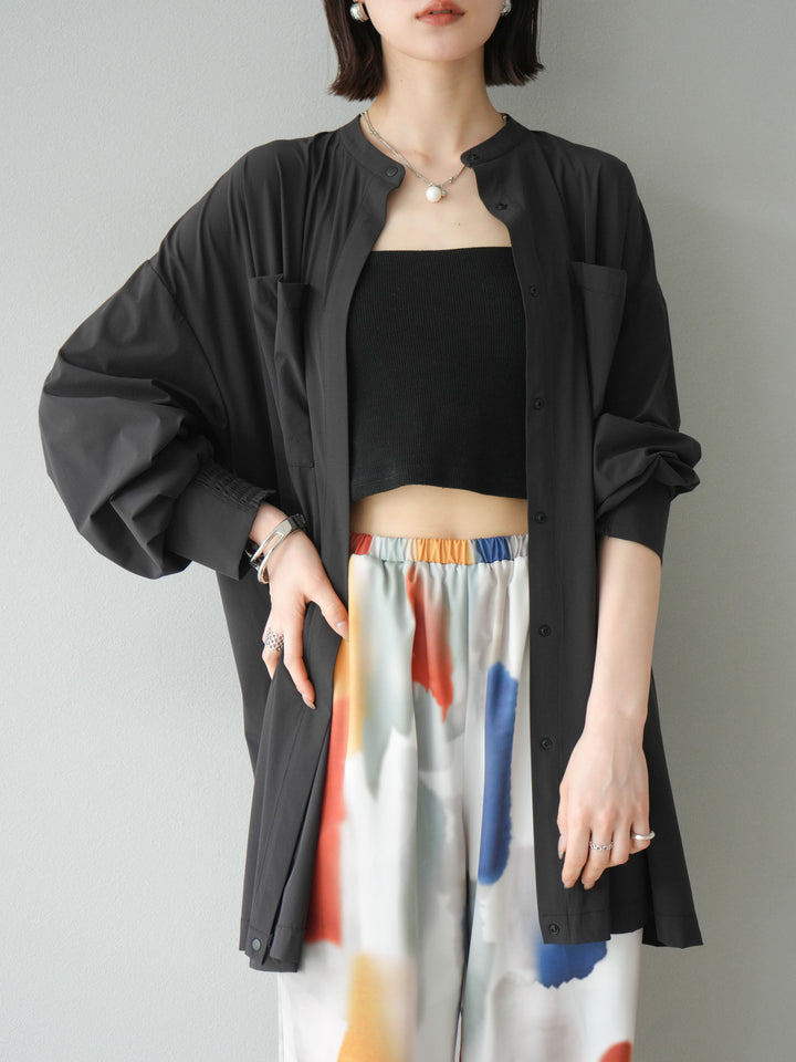 [予約]ICE TOUCH ２WAYオーバーシャツ/ブラック