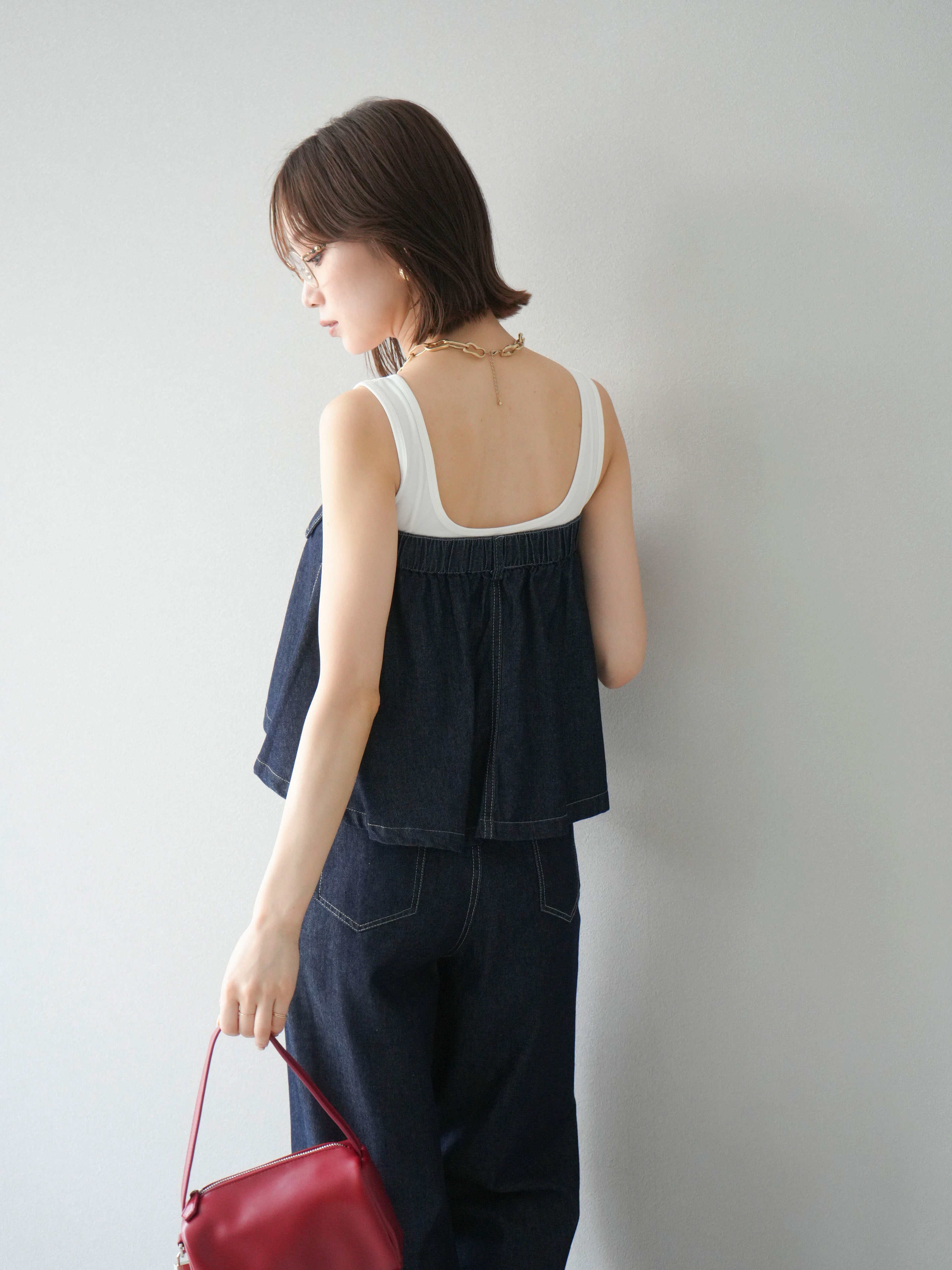 SET]マルチWAYデニムSET UP＆カップ付タンクトップ(2set) – Lumier
