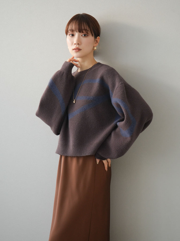 yori ミラノリブボーダーショートニット ミラノリブボーダーショートニット | all item| yori