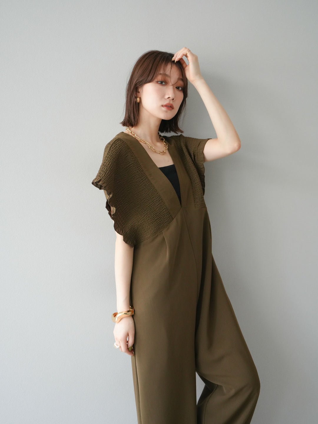 [予約]エステルシャーリングオールインワン/ブラウン