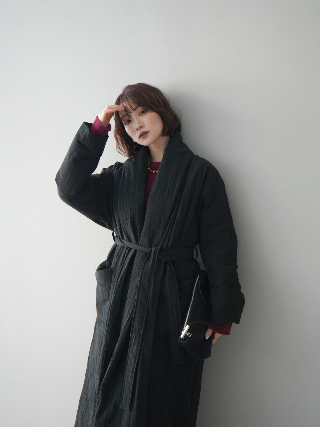 [SET]ストール付ケーブルニットプルオーバー&ロングスカートSET UP+ストール付ケーブルニットプルオーバー&ロングスカートSET UP(2set)