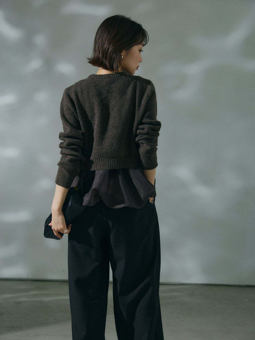 【Allure】[SET]オーガンジーバルーンキャミアンサンブルニット+オーガンジーバルーンキャミアンサンブルニット(2set)