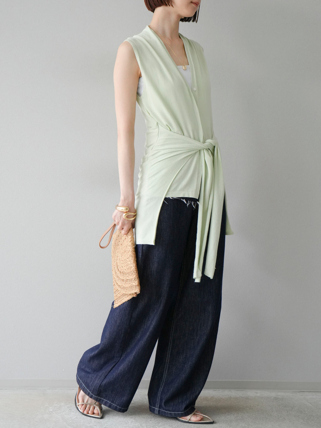 【預購】提臀牛仔褲/深藍色