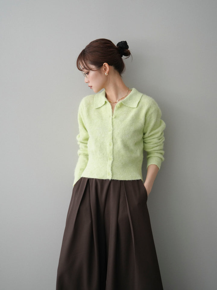 [SET]モヘア衿付きボタンプルオーバー+モヘア衿付きボタンプルオーバー(2set)