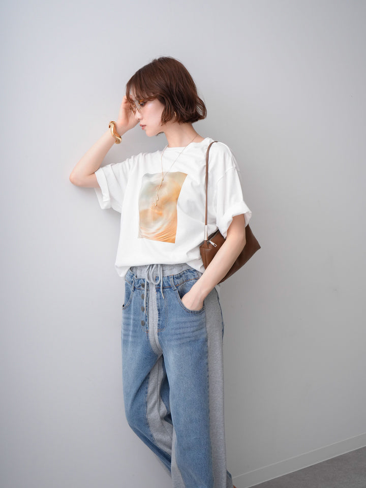 [予約]ニュアンスフォトTEE/marble1